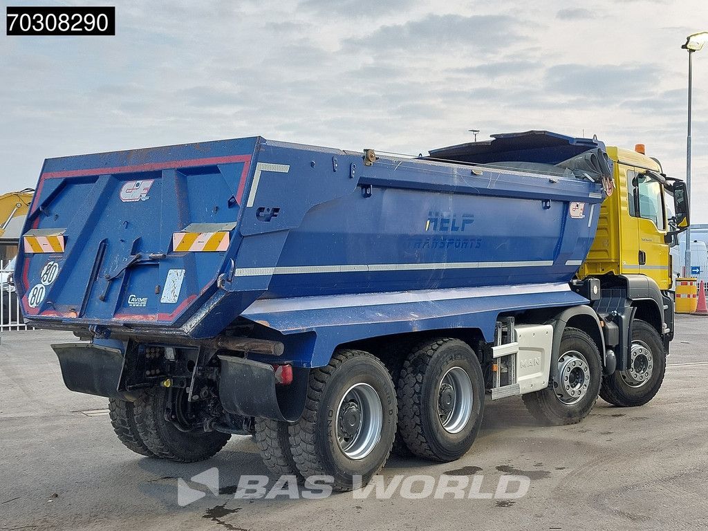 MAN TGS 35.430 8X4 15m3 CIF Bennes tipper Steel Suspension Big-Axle Automatic Euro 6