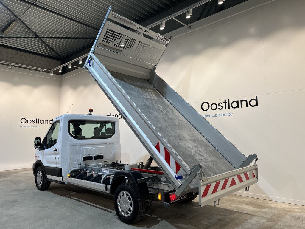 Ford E-Transit 350 L3 Trend 68 kWh RWD Kipper / Tipper / 100% Elektrisch / Airco / Cruise Control / Camera / CarPlay / Navigatie / 2.200 KM !!