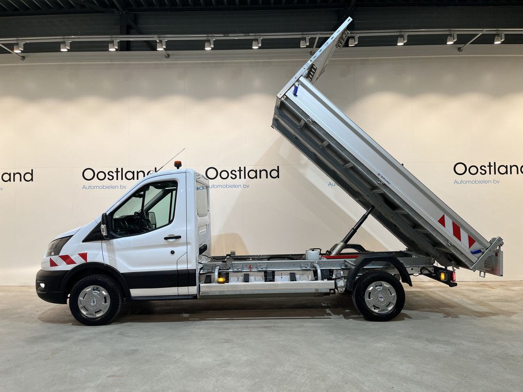 Ford E-Transit 350 L3 Trend 68 kWh RWD Kipper / Tipper / 100% Elektrisch / Airco / Cruise Control / Camera / CarPlay / Navigatie / 6.700 KM !!