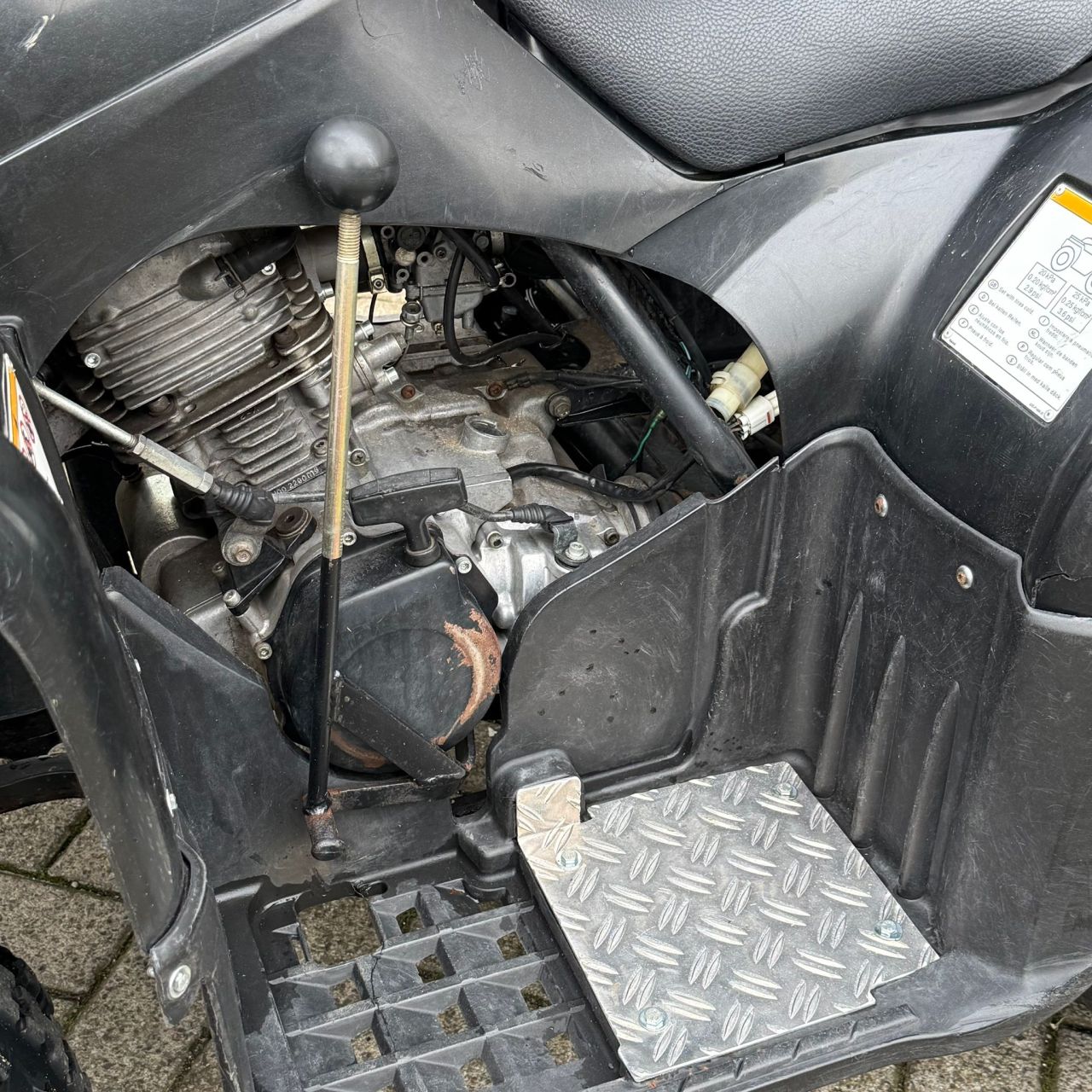 Yamaha Bigbear 250 met landbouw kenteken handschakeling