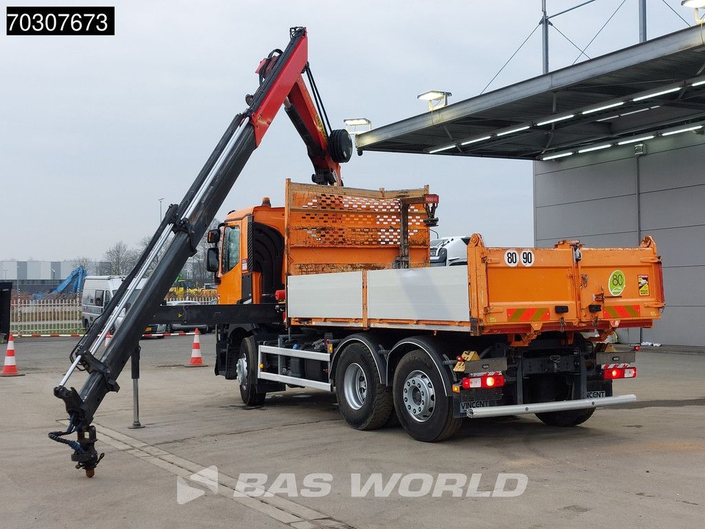 Renault C 380 6X2 Palfinger PK 18002-EH Kran Crane 6m3 tipper Automatic Euro 6