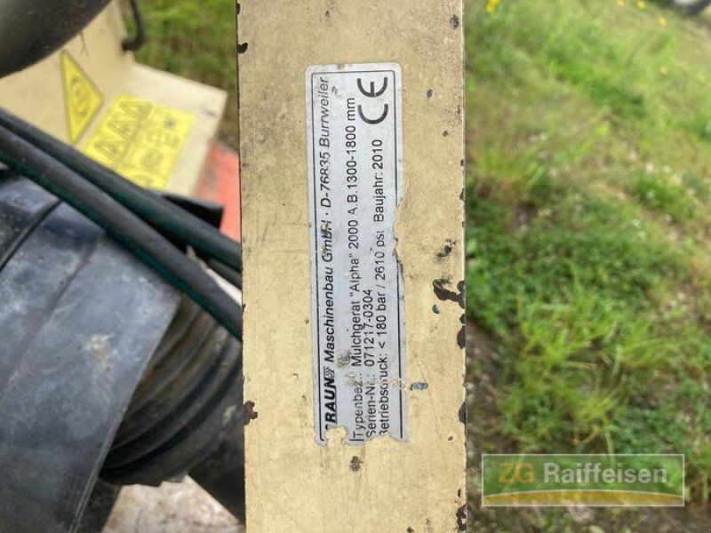 Braun Mulchgerät Alpha 2000