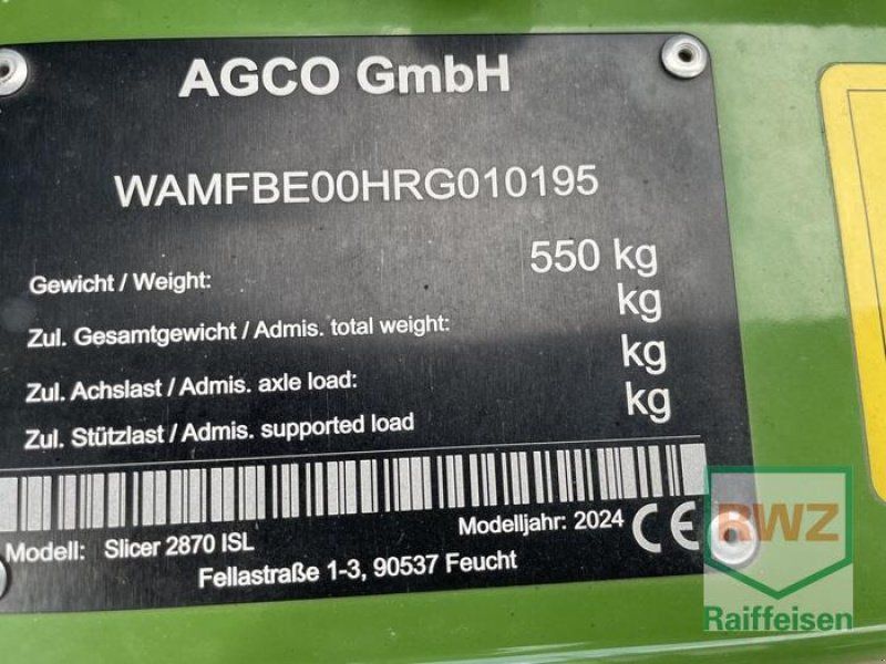 Fendt Slicer 2870 ISL