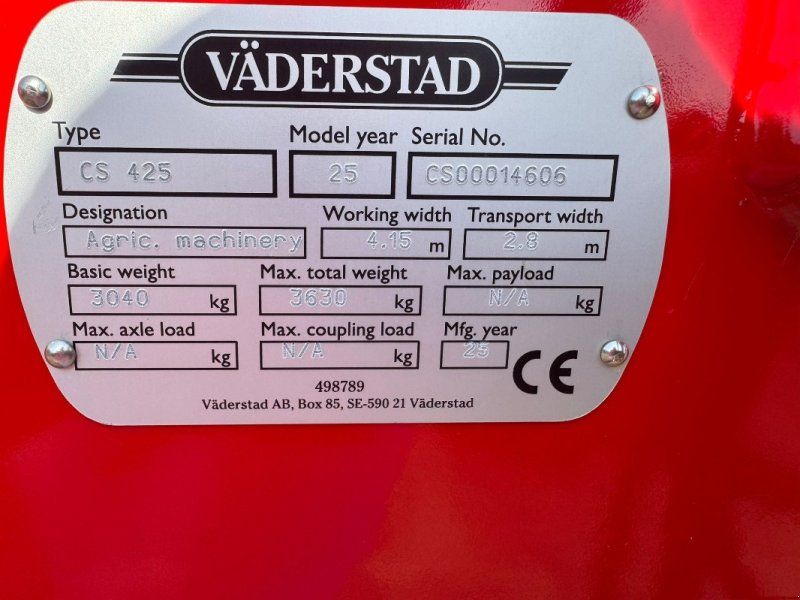 Väderstad Cultus 425