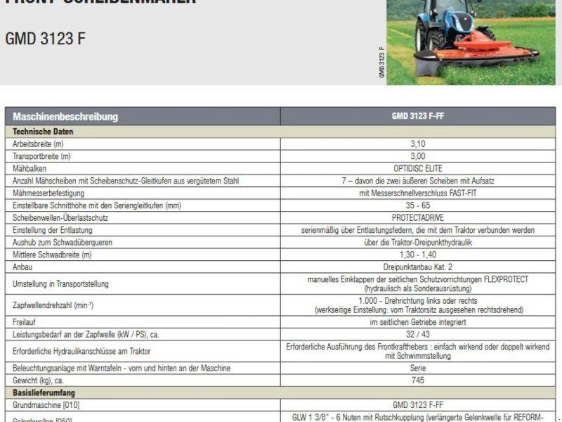 Kuhn GMD3123F-FF