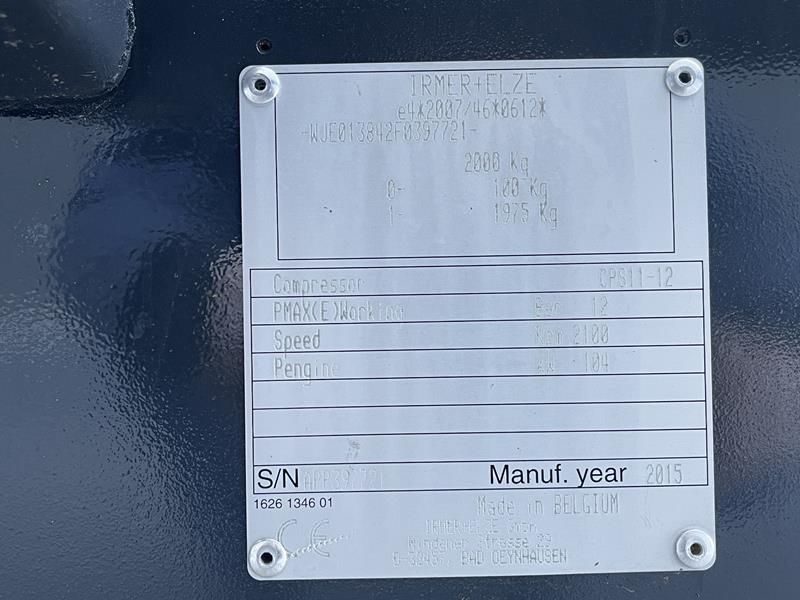 Atlas Copco CPS 11 - 12 / XAHS 186 DD - N