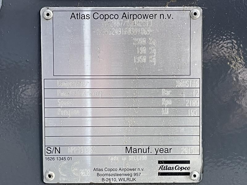 Atlas Copco XAHS 186 DD - N