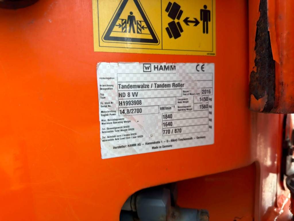 Hamm HD8 VV