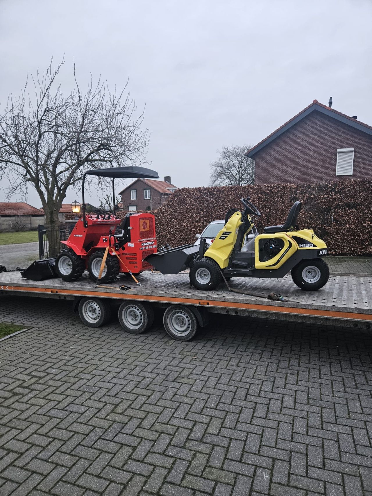 Kingway Heracles H130 wiellader shovel mini 3 wieler