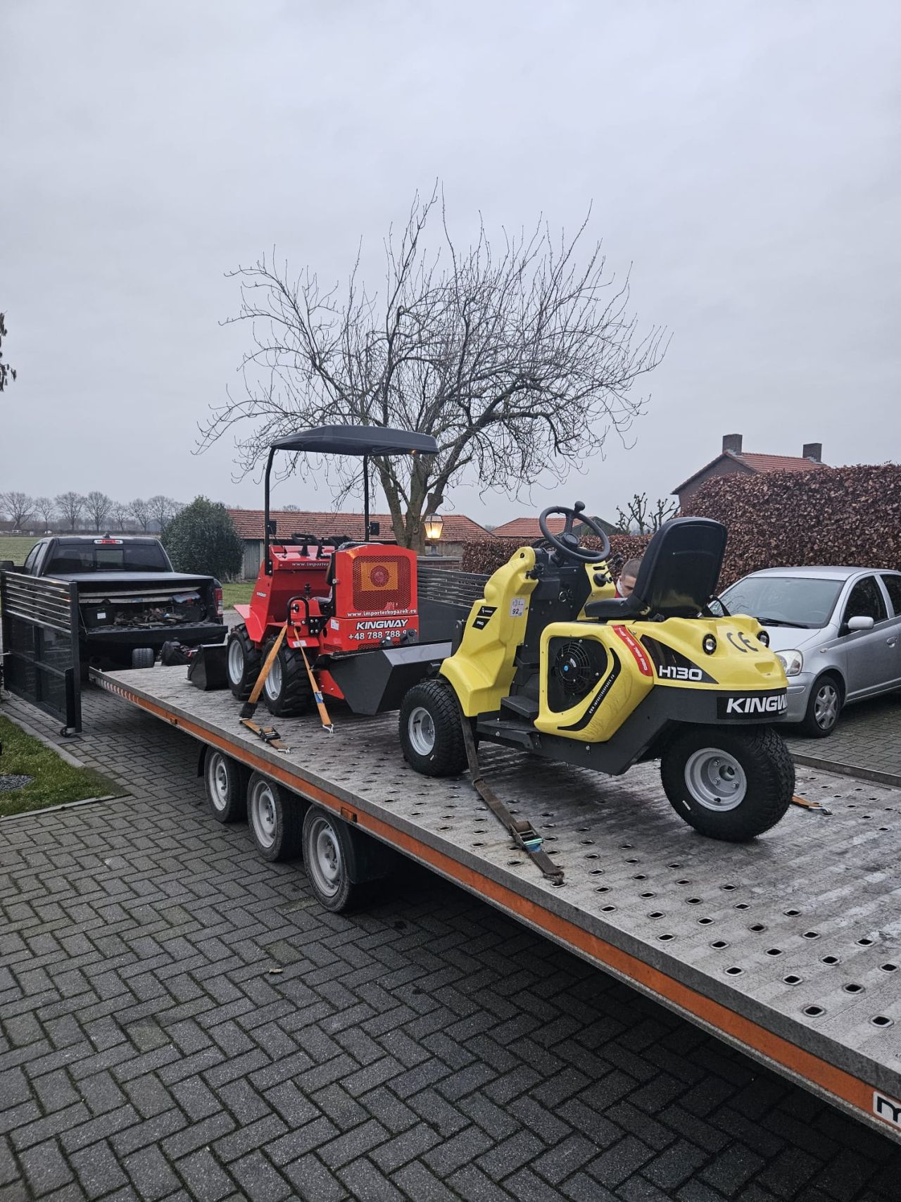 Kingway Heracles H130 wiellader shovel mini 3 wieler
