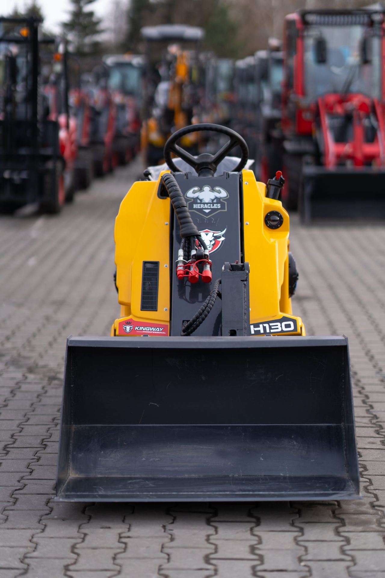 Kingway Heracles H130 wiellader shovel mini 3 wieler