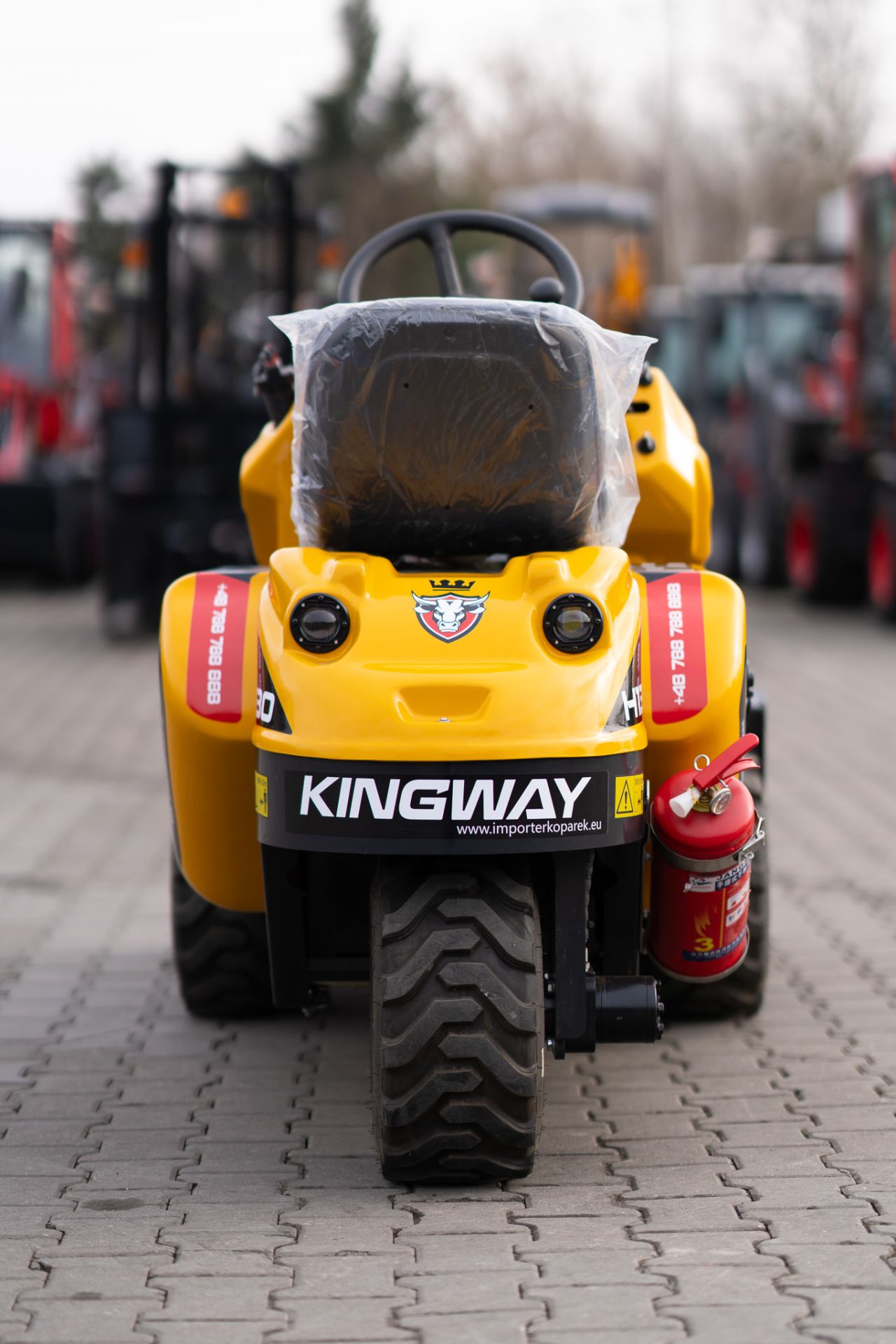 Kingway Heracles H130 wiellader shovel mini 3 wieler