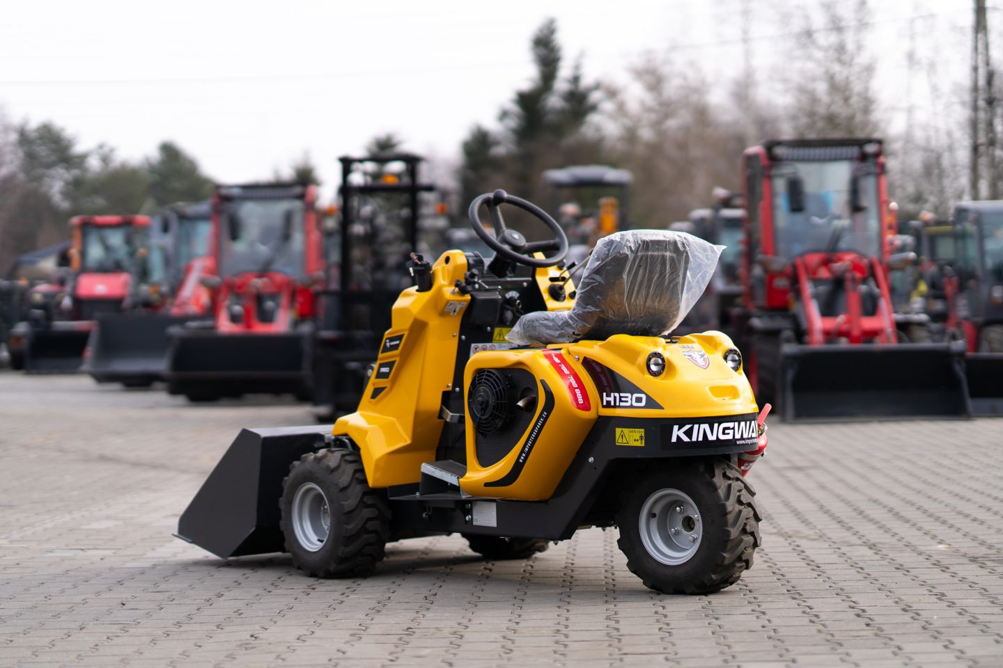 Kingway Heracles H130 wiellader shovel mini 3 wieler