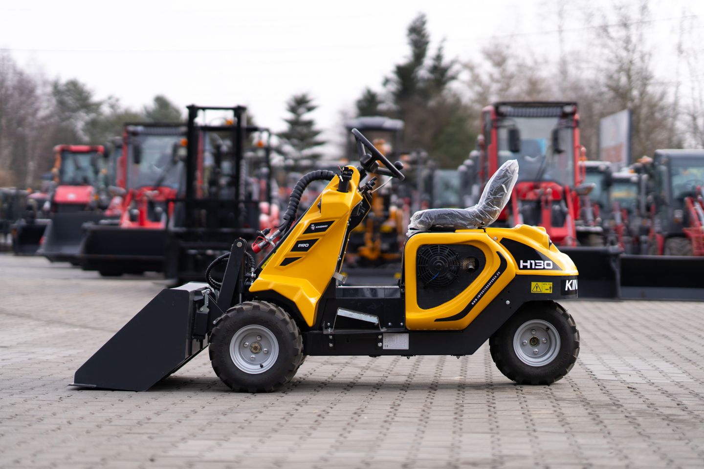 Kingway Heracles H130 wiellader shovel mini 3 wieler