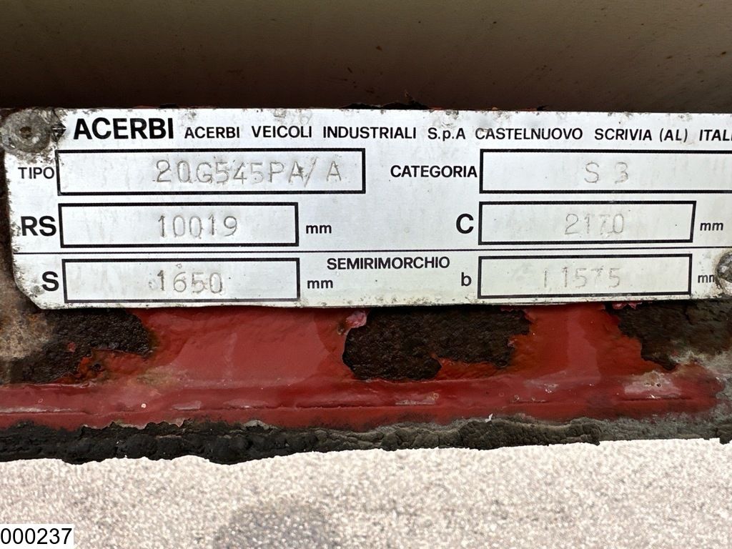 Acerbi Gas 54700 Liter, LPG GPL gas tank, Gaz, 1 Compartment