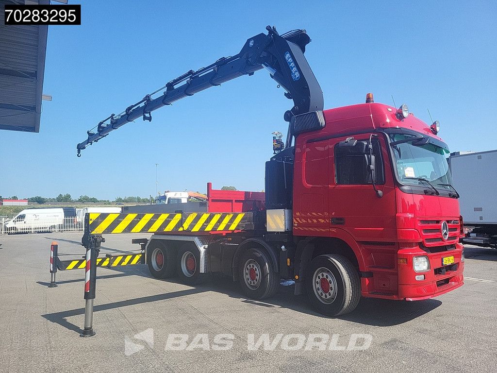 Mercedes 850 Actros 2648 8X4 NL-Truck Effer 850/9S Kran Crane Fifth wheel Big-Axle Automatic Euro 5