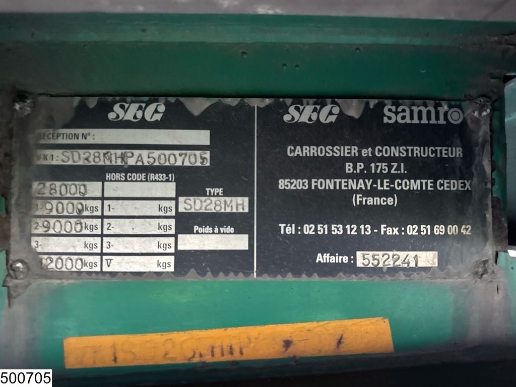 Samro Tautliner Fimopart Tailgate