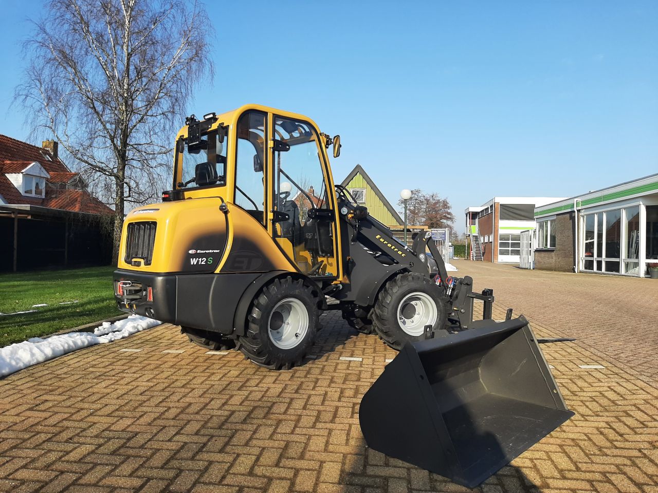 Eurotrac W12 CMS shovel / kniklader met cabine, 2026, Lease evt.