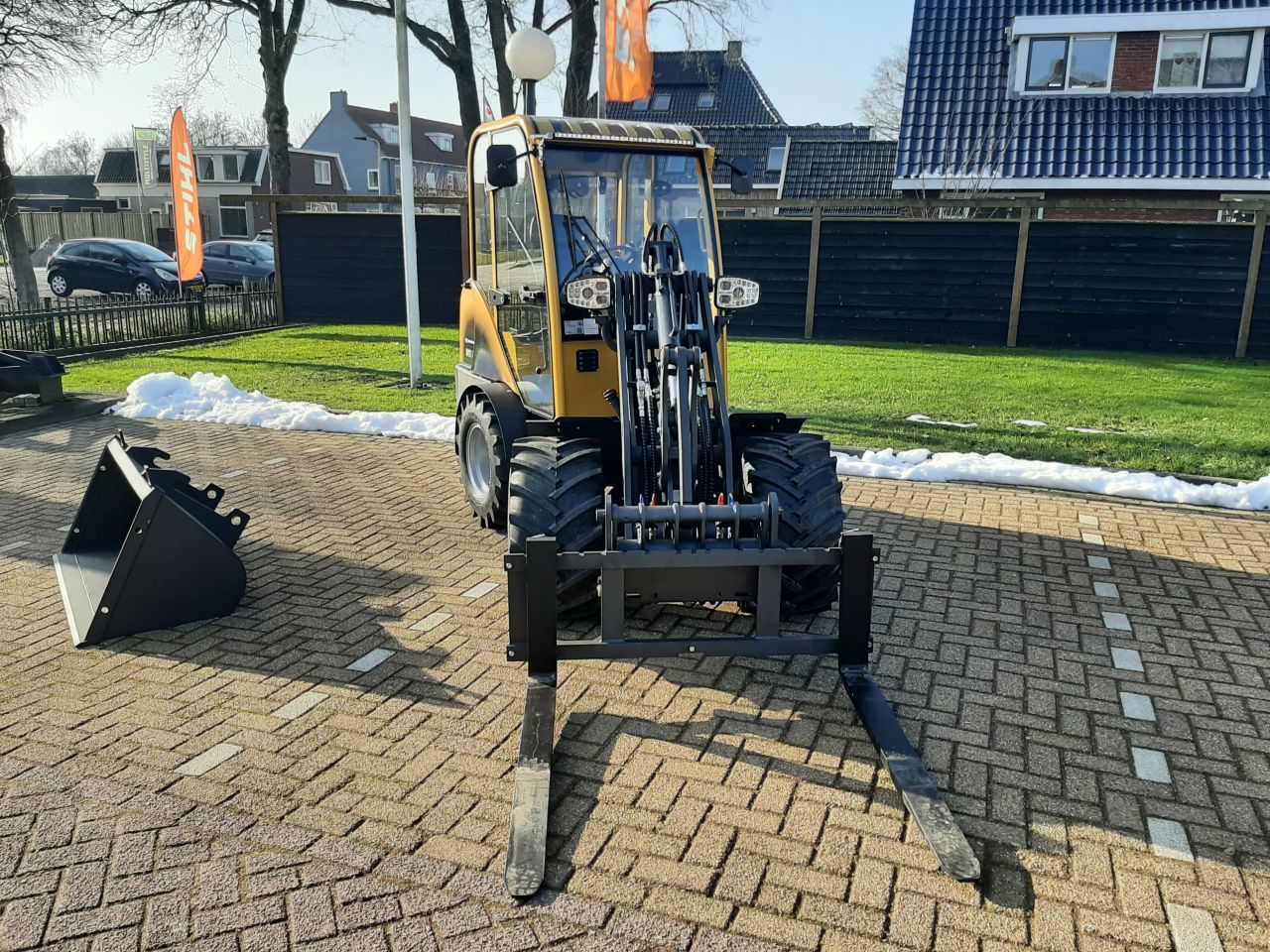 Eurotrac W12 CMS shovel / kniklader met cabine, 2026, Lease evt.