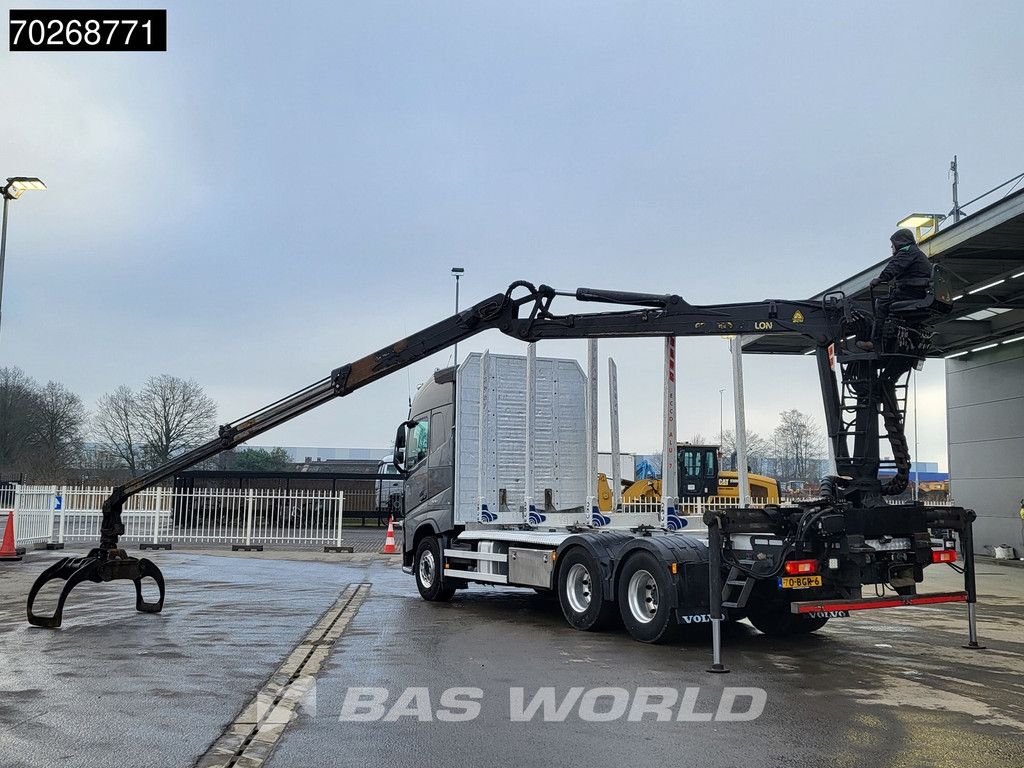 Volvo FH FH 500 6X4 Palfinger Epsilon M120L97 Crane Timber truck Retarder Euro 6
