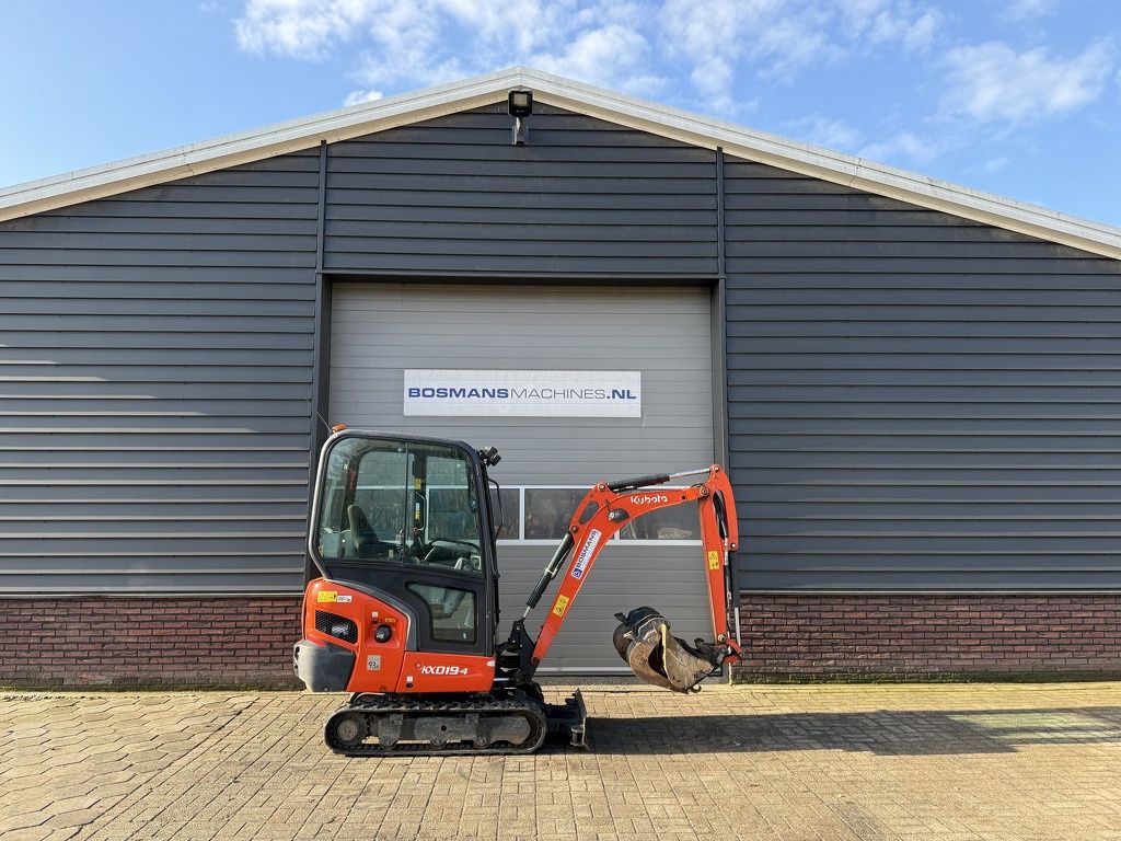 Kubota KX019 minigraver BJ 2021 1362 uur