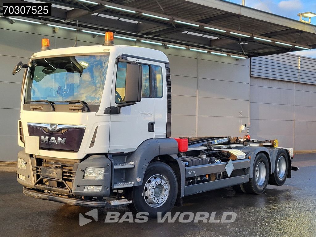 MAN TGX 28.460 6X2 20tons Marrel AL 20 S56 containersystem Automatic Lift-Axle Euro 6