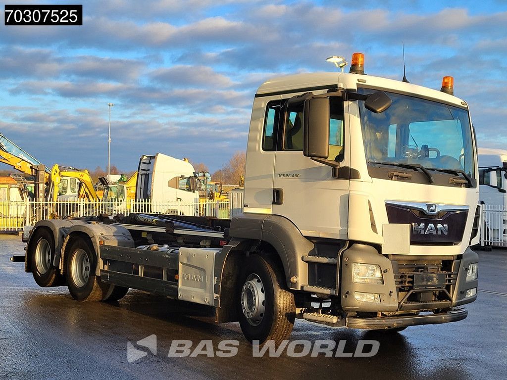 MAN TGX 28.460 6X2 20tons Marrel AL 20 S56 containersystem Automatic Lift-Axle Euro 6