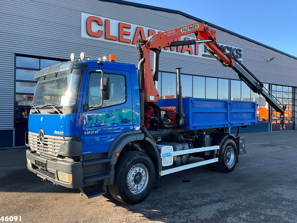 Mercedes-Benz Atego 1928 Manual Full steel Palfinger 12 Tonmeter laadkraan