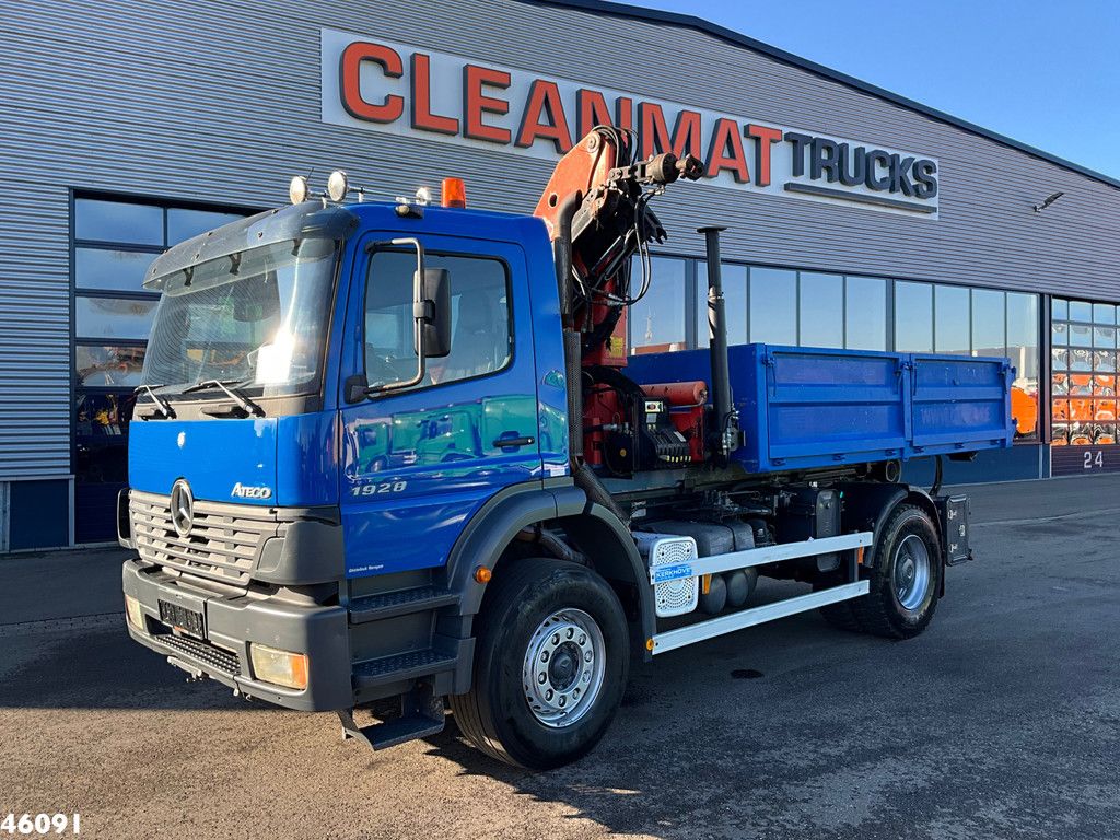 Mercedes-Benz Atego 1928 Manual Full steel Palfinger 12 Tonmeter laadkraan