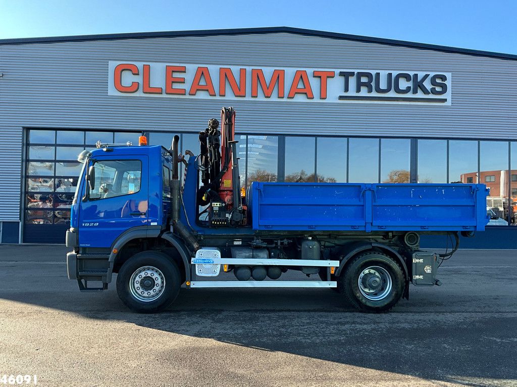 Mercedes-Benz Atego 1928 Manual Full steel Palfinger 12 Tonmeter laadkraan