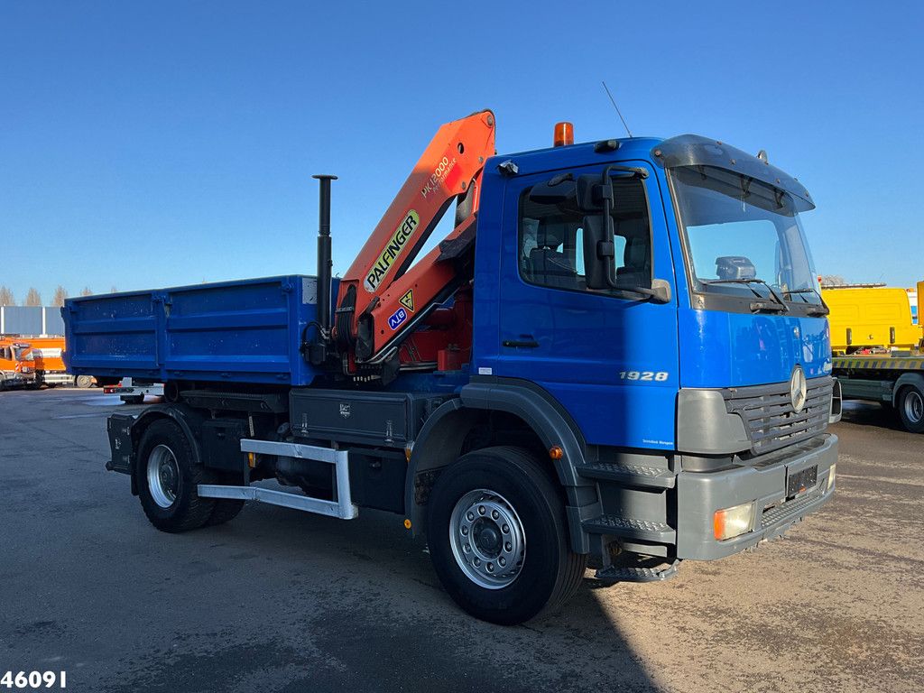 Mercedes-Benz Atego 1928 Manual Full steel Palfinger 12 Tonmeter laadkraan