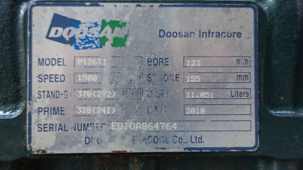 Doosan P126TI BJ2018 Video aanwezig