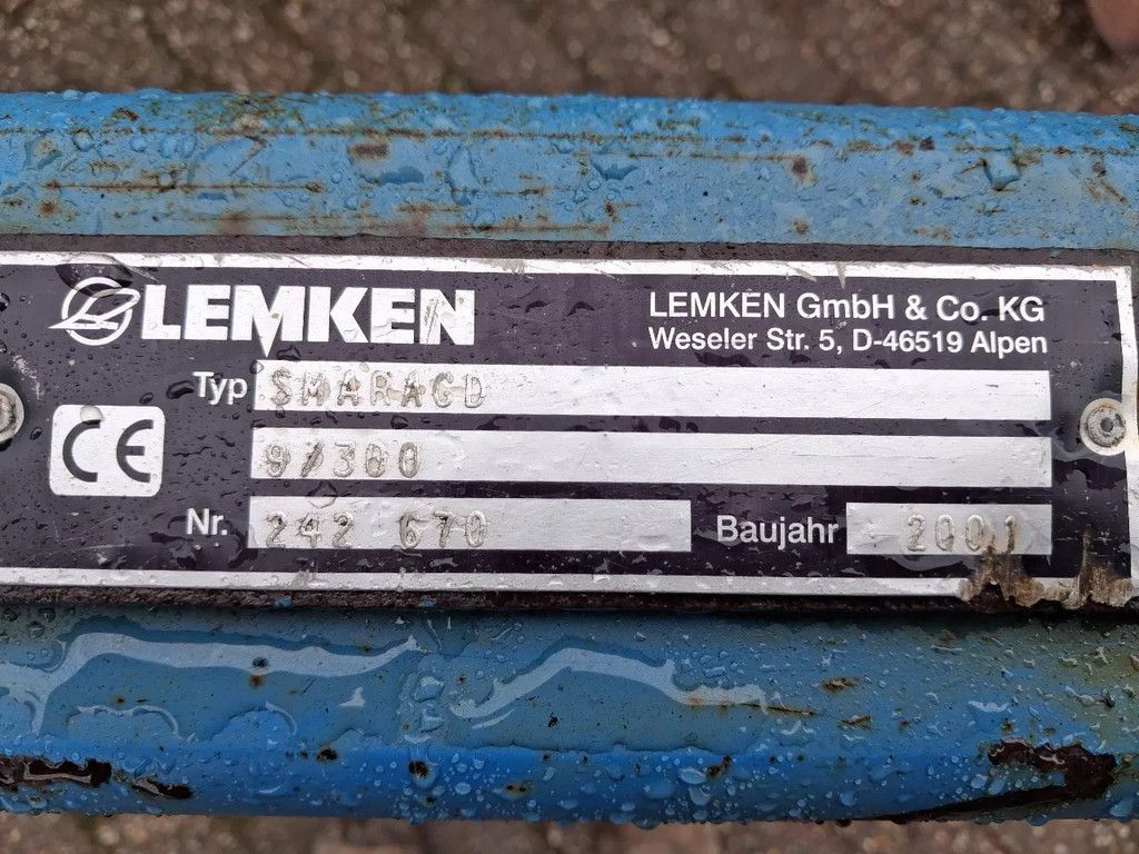 Lemken Smaragd 9 cultivator 3m dubbele rol