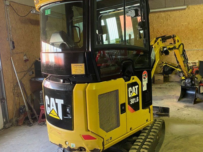 Caterpillar 301.6 med hurtigskifte og tilt