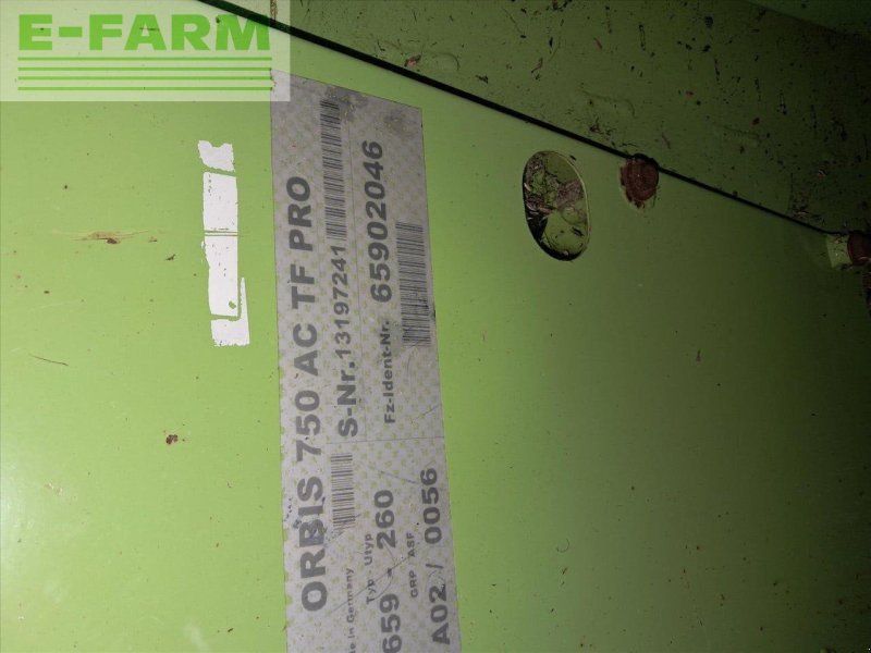 Claas ORBIS 750 MAIZE HEAD