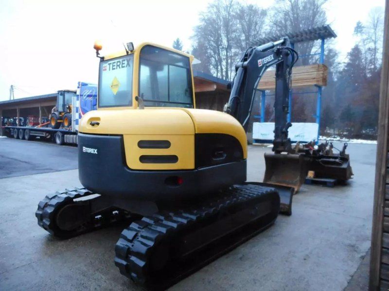 Terex tc75 ( 7,5 tonnen ) 5 löffel + hydr. sw