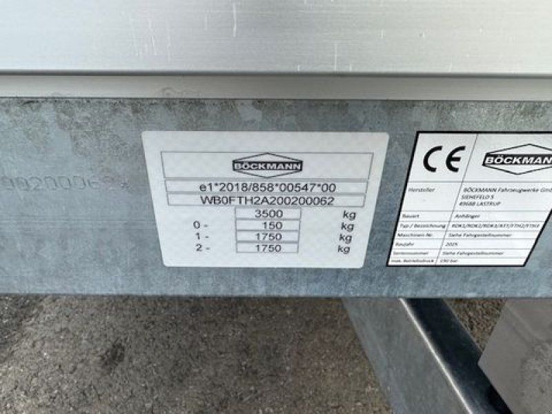 Böckmann Maschinener MH-AL 5021/35 3,5to 5x2,1m