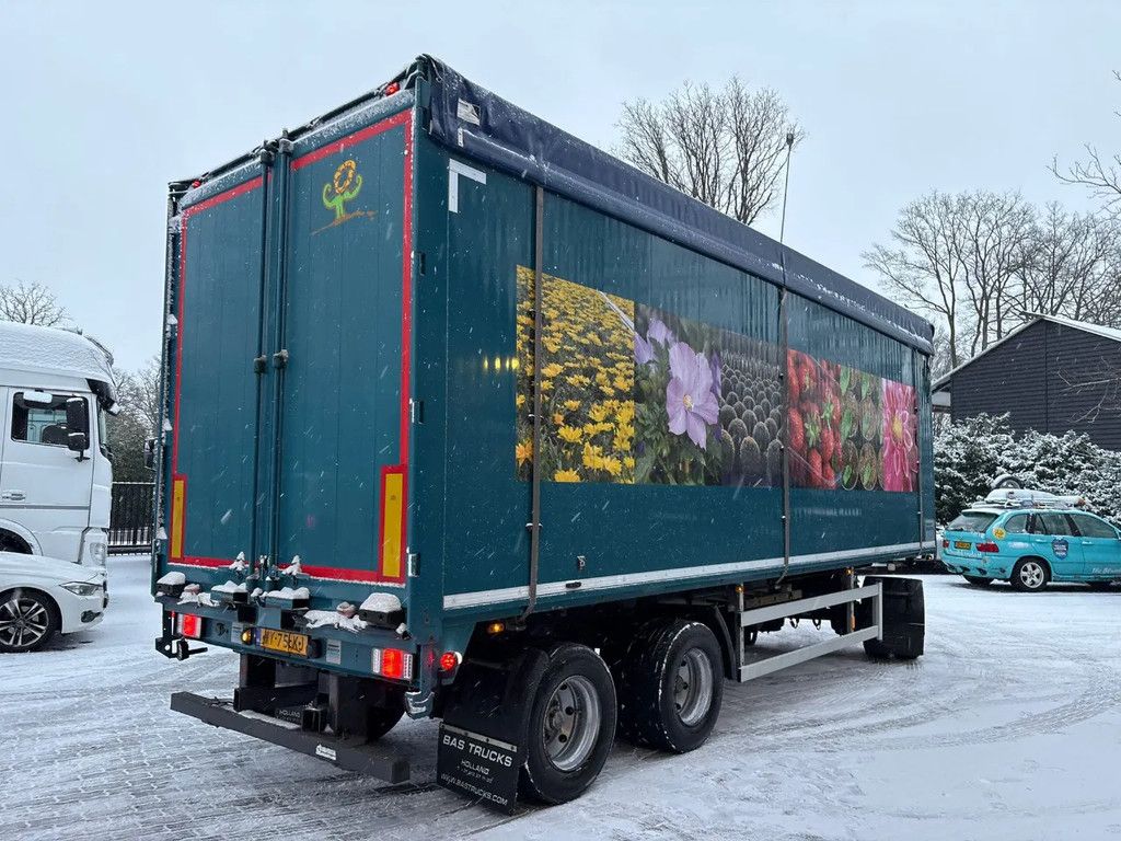 Knapen Trailers 50m3 Walkingfloor Zijdeuren/Side doors Top conditie! Kooiaap aansluiting