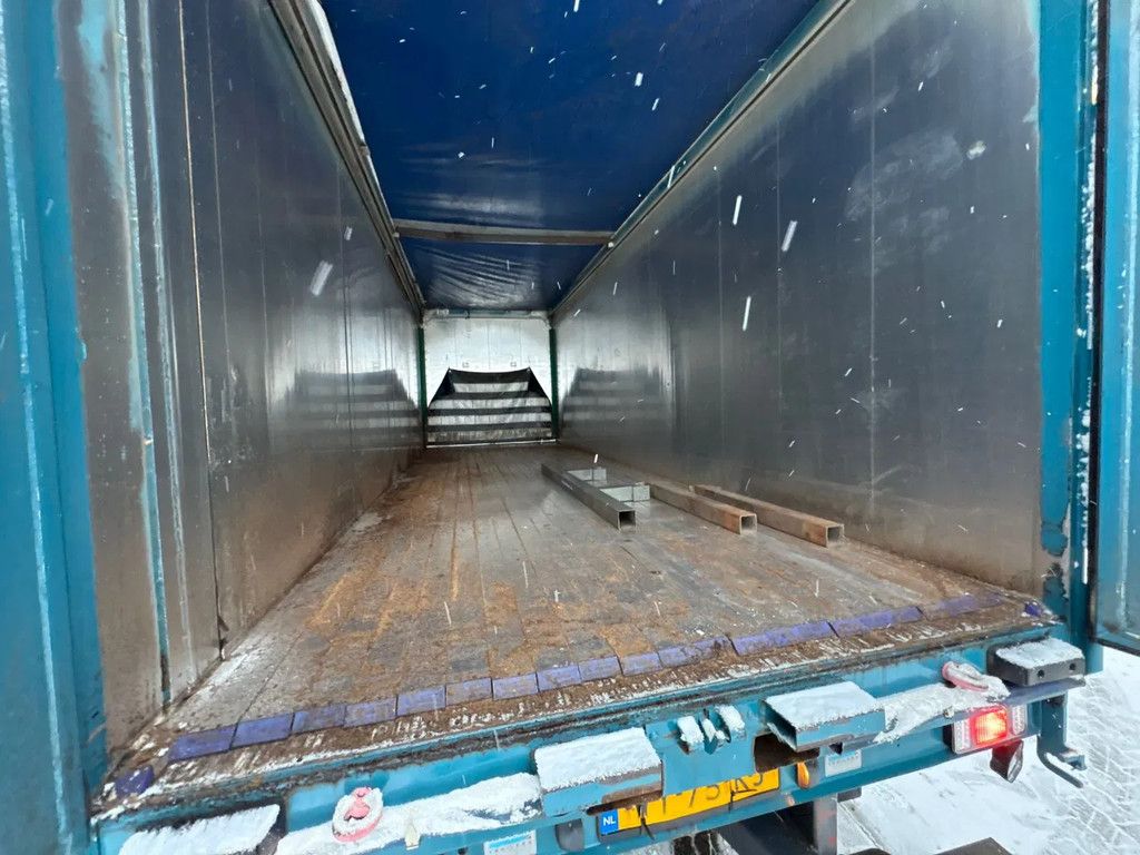 Knapen Trailers 50m3 Walkingfloor Zijdeuren/Side doors Top conditie! Kooiaap aansluiting