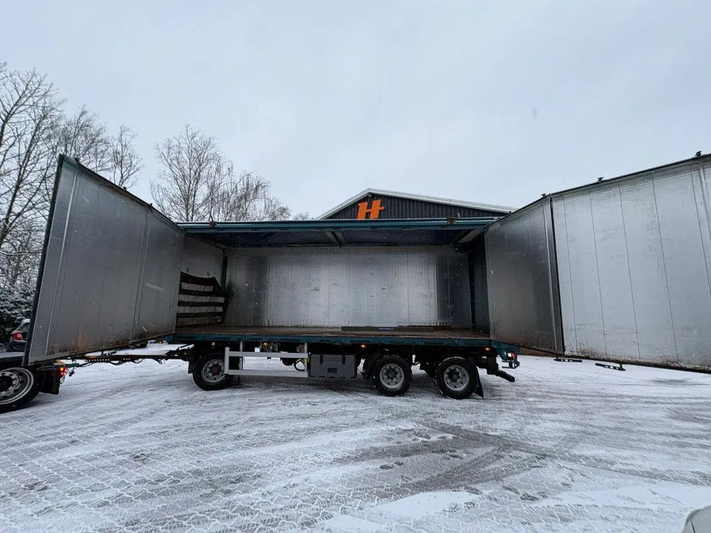 Knapen Trailers 50m3 Walkingfloor Zijdeuren/Side doors Top conditie! Kooiaap aansluiting