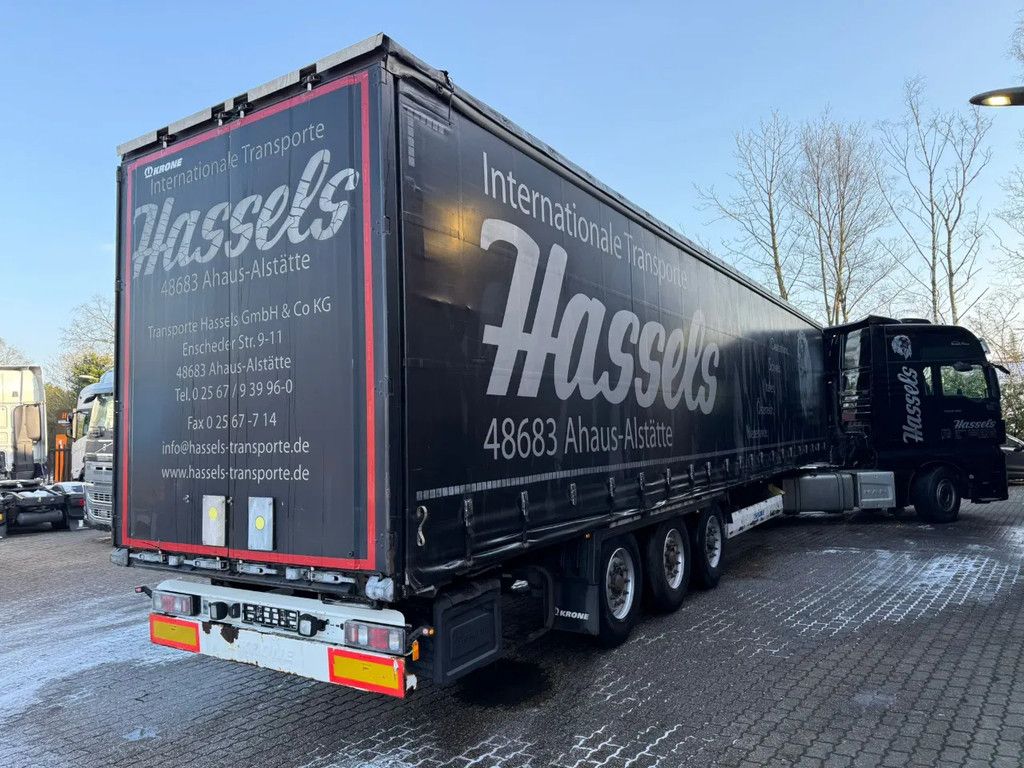 Krone SD Schuifzeilen/Schuifdak BPW 2 Opbergkist Reservewielhouder