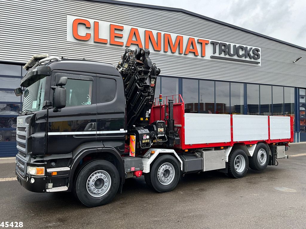 Scania R 480 8x2 Retarder Hiab 47 Tonmeter laadkraan + Fly-Jib! Just 242.931 km!