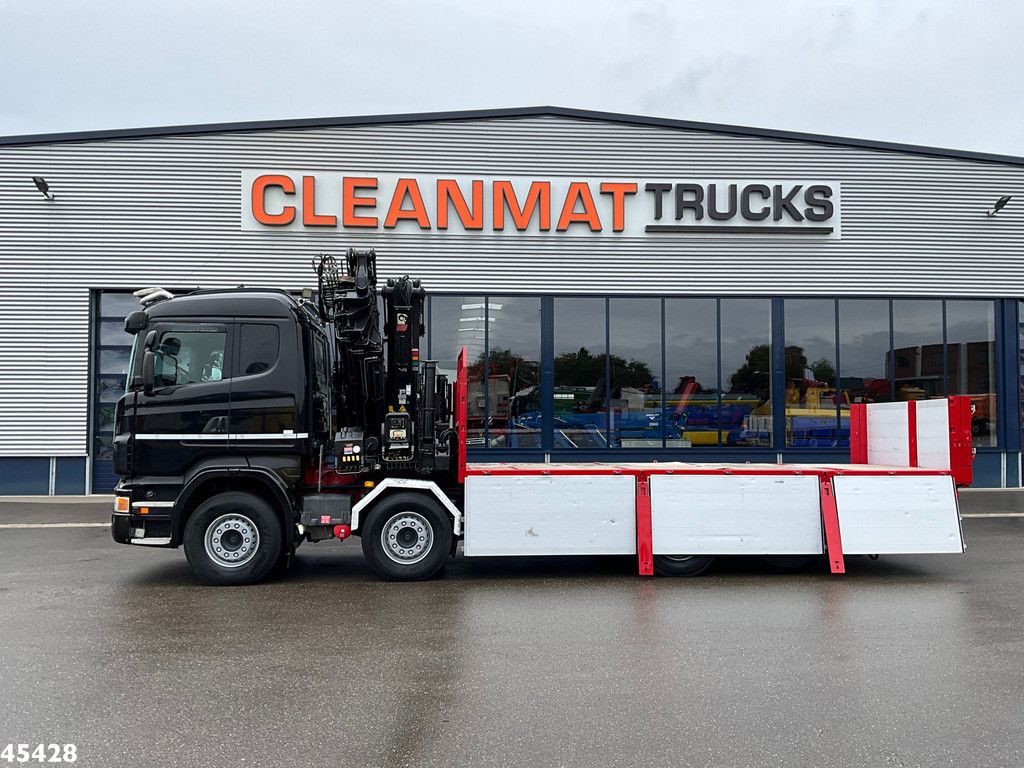 Scania R 480 8x2 Retarder Hiab 47 Tonmeter laadkraan + Fly-Jib! Just 242.931 km!