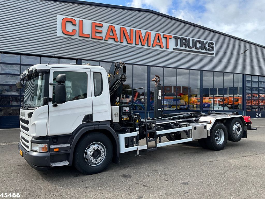 Scania P 400 Retarder Hiab 8 Tonmeter laadkraan