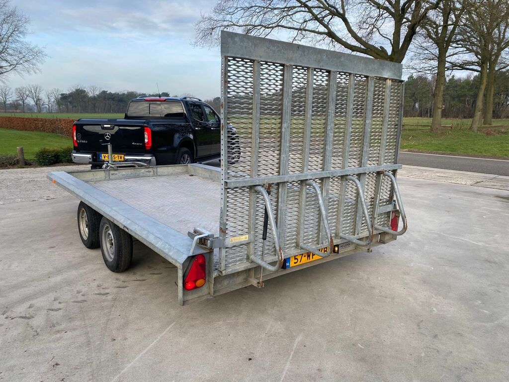 Hapert 3500kg machine transporter lange klep