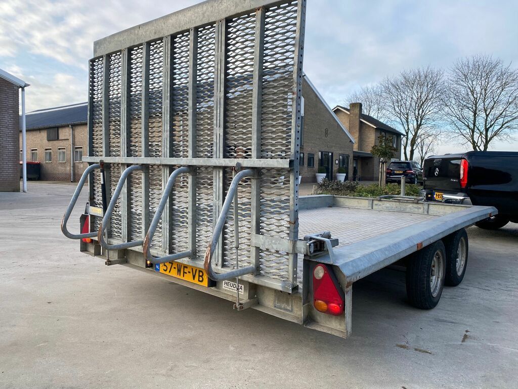 Hapert 3500kg machine transporter lange klep