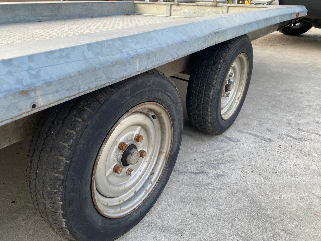 Hapert 3500kg machine transporter lange klep