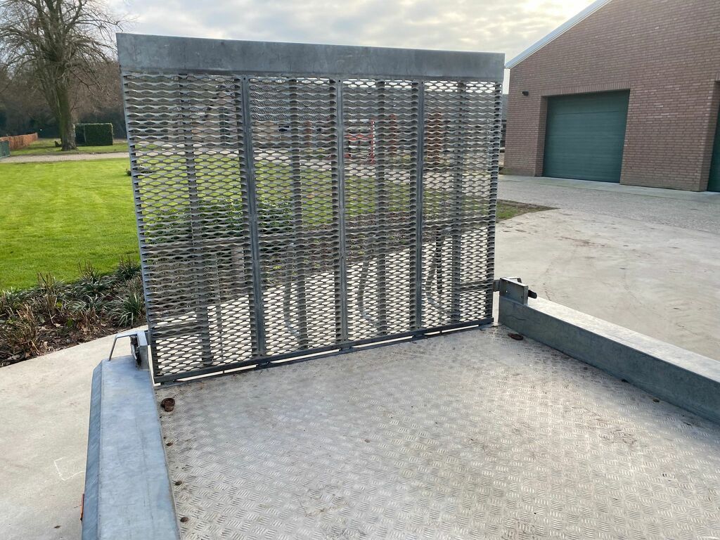 Hapert 3500kg machine transporter lange klep