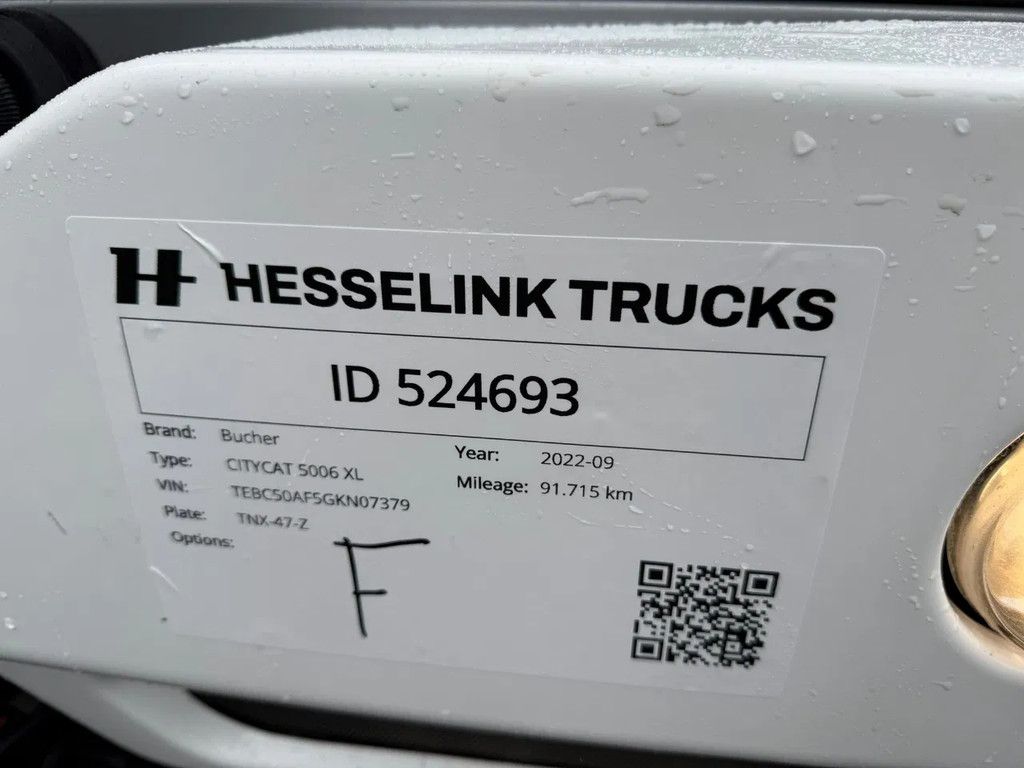 Bucher Citycat 5006 XL 3 extra Borstels NL Machine