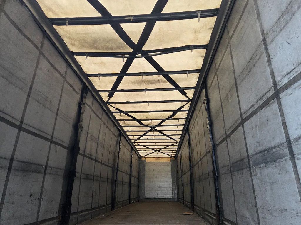 Fliegl 3 as schuifzeil/schuifdak, trommel remmen/Bpw